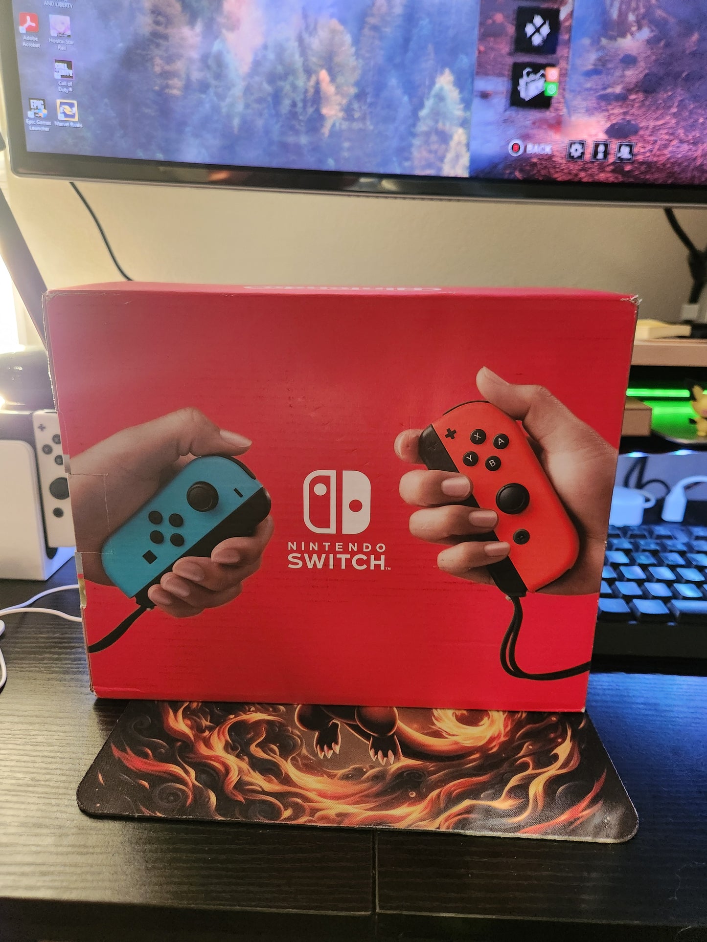 Nintendo Switch Red and Blue