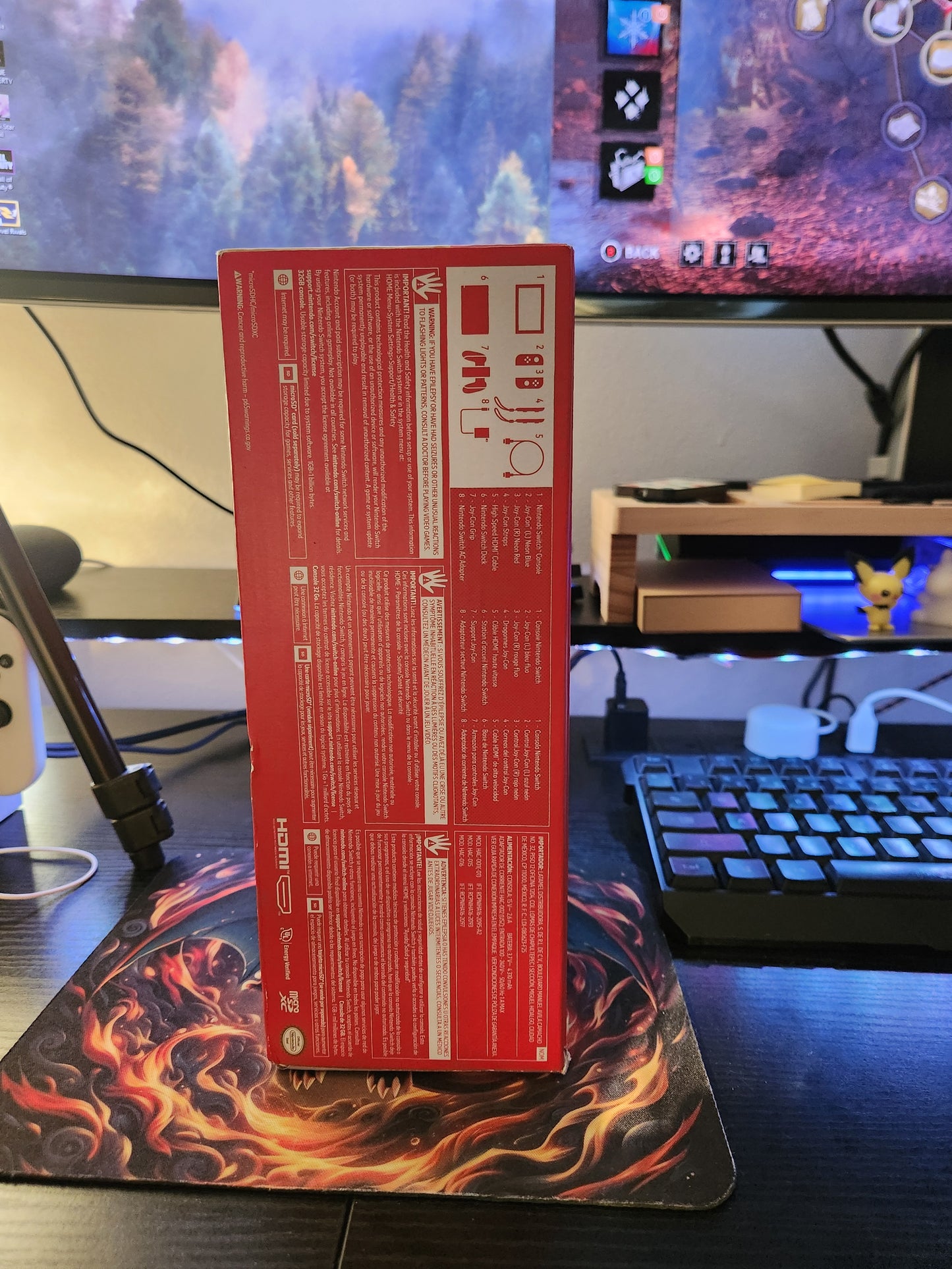Nintendo Switch Red and Blue
