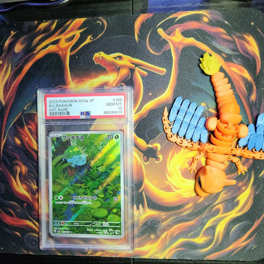 JP Bulbasaur Art Rare Pokémon SV2a (151) - PSA Gem Mint 10 - AR
