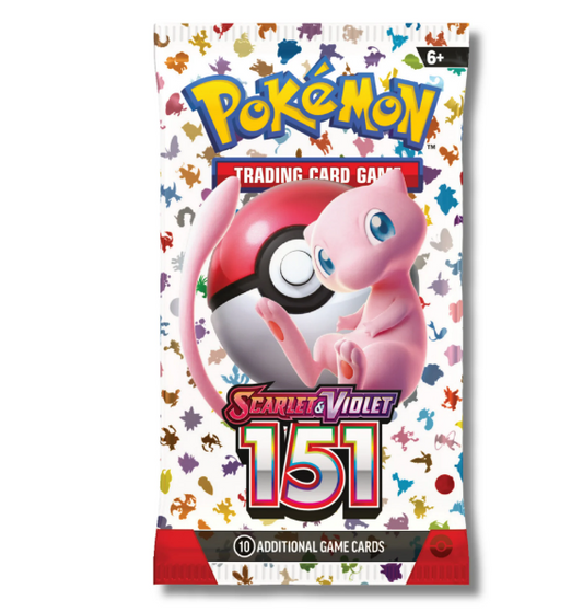 Pokémon Scarlet & Violet-151 Booster Pack (10 Cards) - LIVE RIP
